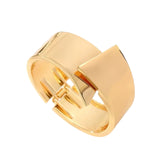 Pulseira Bracelete Dourado Brilhante ZeraStock Melvi