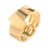 Pulseira Bracelete Dourado Brilhante ZeraStock Melvi