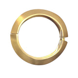 Pulseira Bracelete Dourado Escovado ZeraStock Fluency