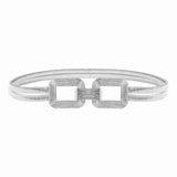 Cinto Feminino Prata Fino Metal Elástico ZeraStock Silver