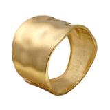 Pulseira Bracelete Dourado Escovado ZeraStock Bone